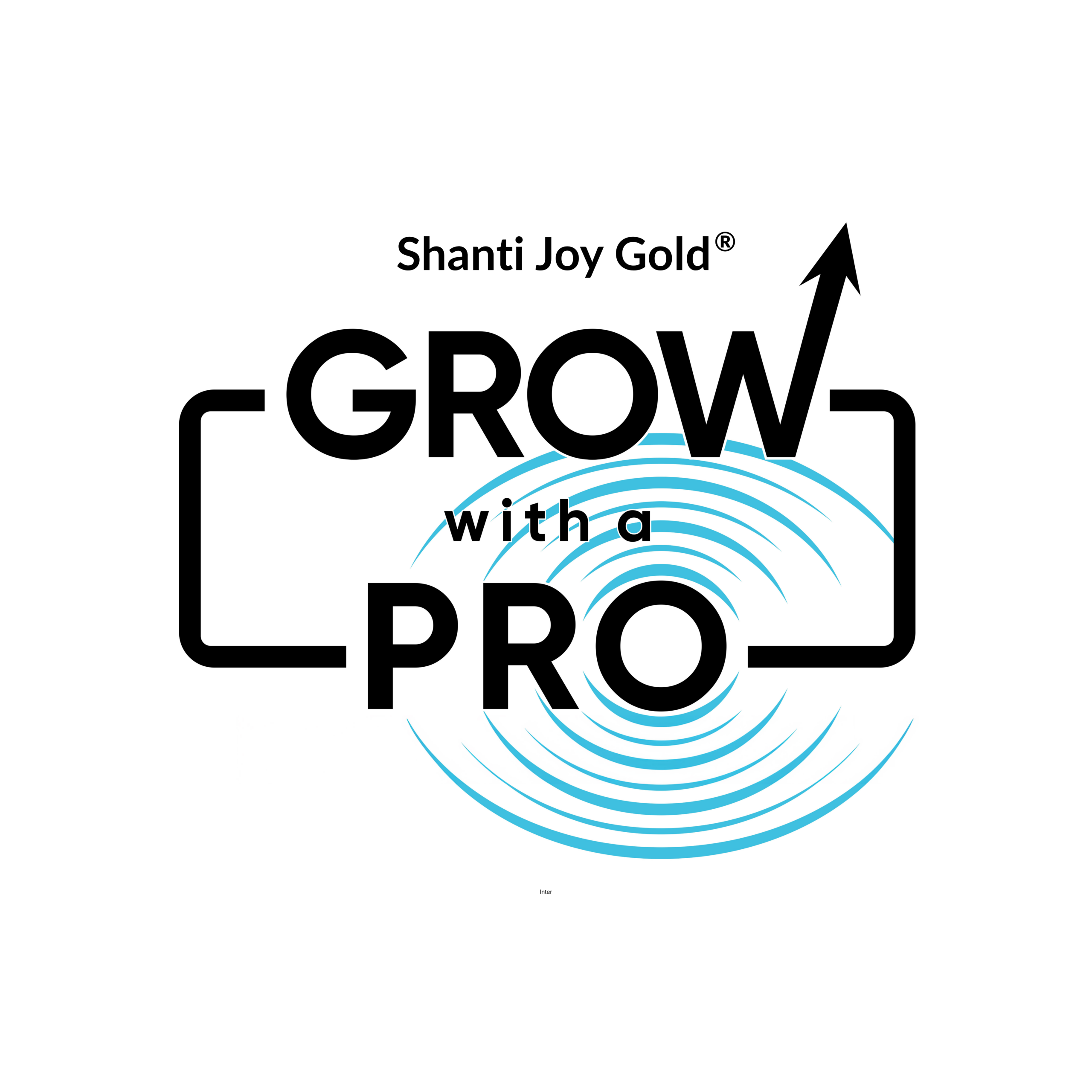 Grow with a Pro Shanti Joy Gold logo